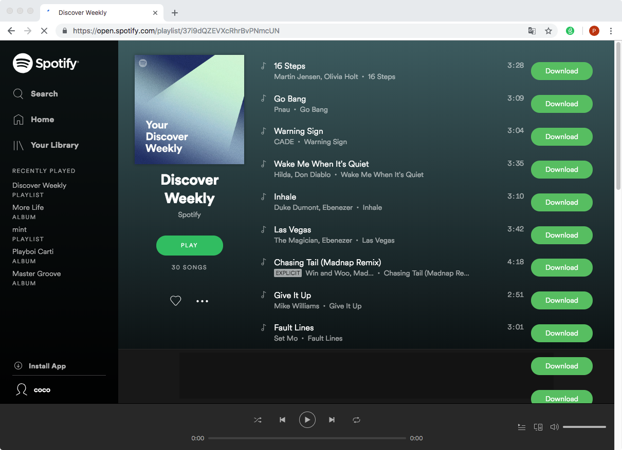 How to download music in spotify pc app free